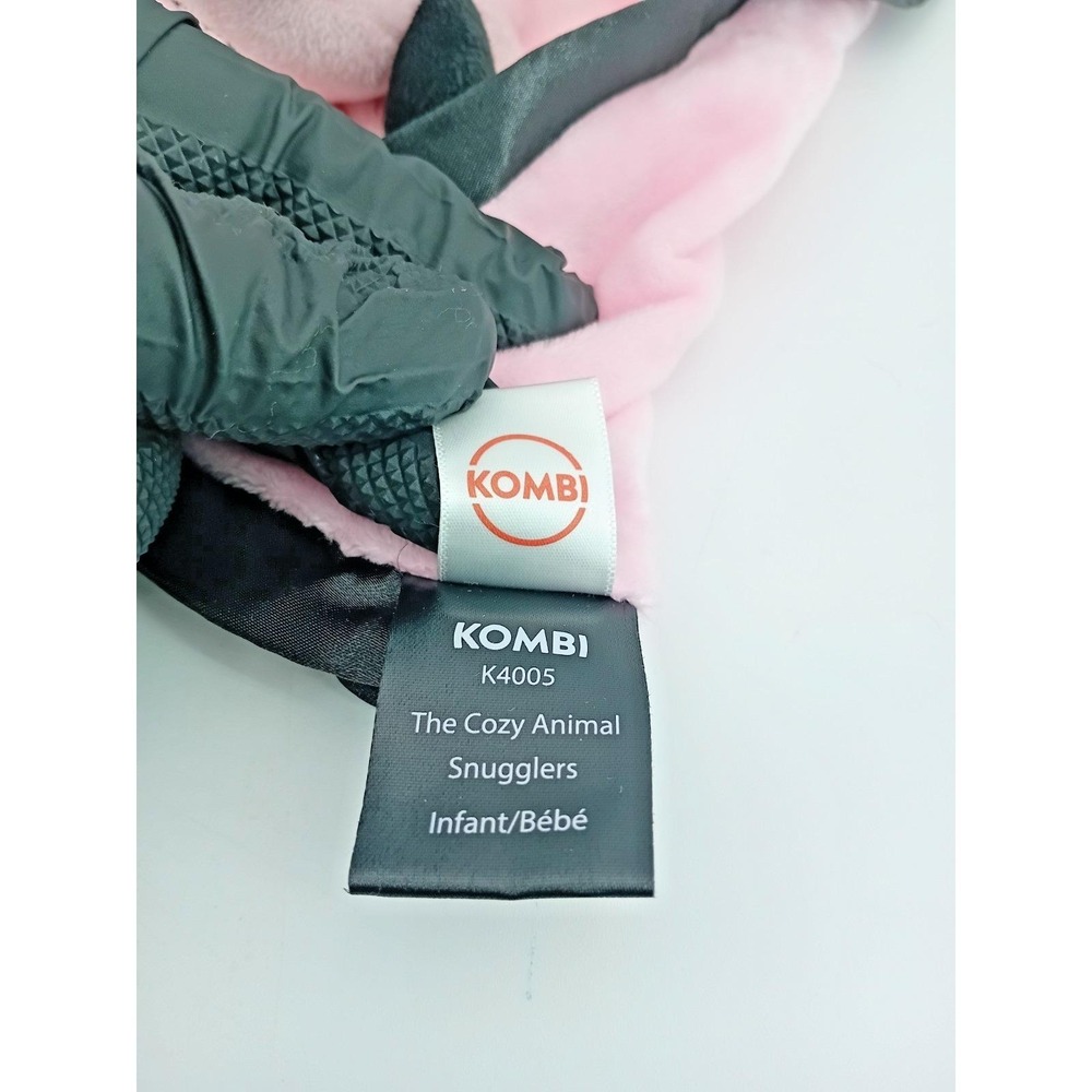 Kombi Cozy Animal Snugglers Security Baby Blanket Pink Panda Plush Lovey - Picture 6 of 7